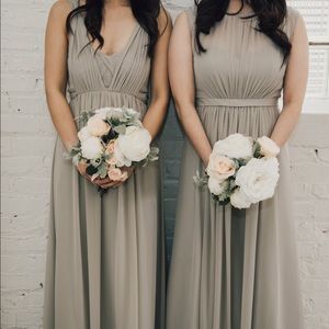 Jenny yoo collection Earl grey bridesmaid dress